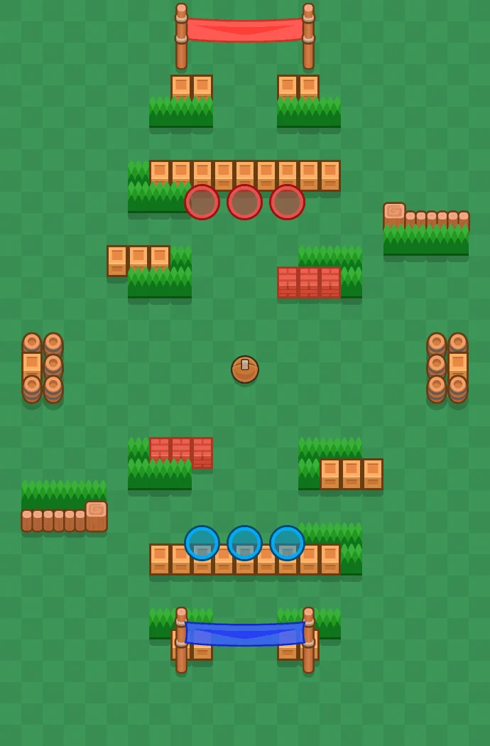 Backyard Bowl Brawl Stars map layout