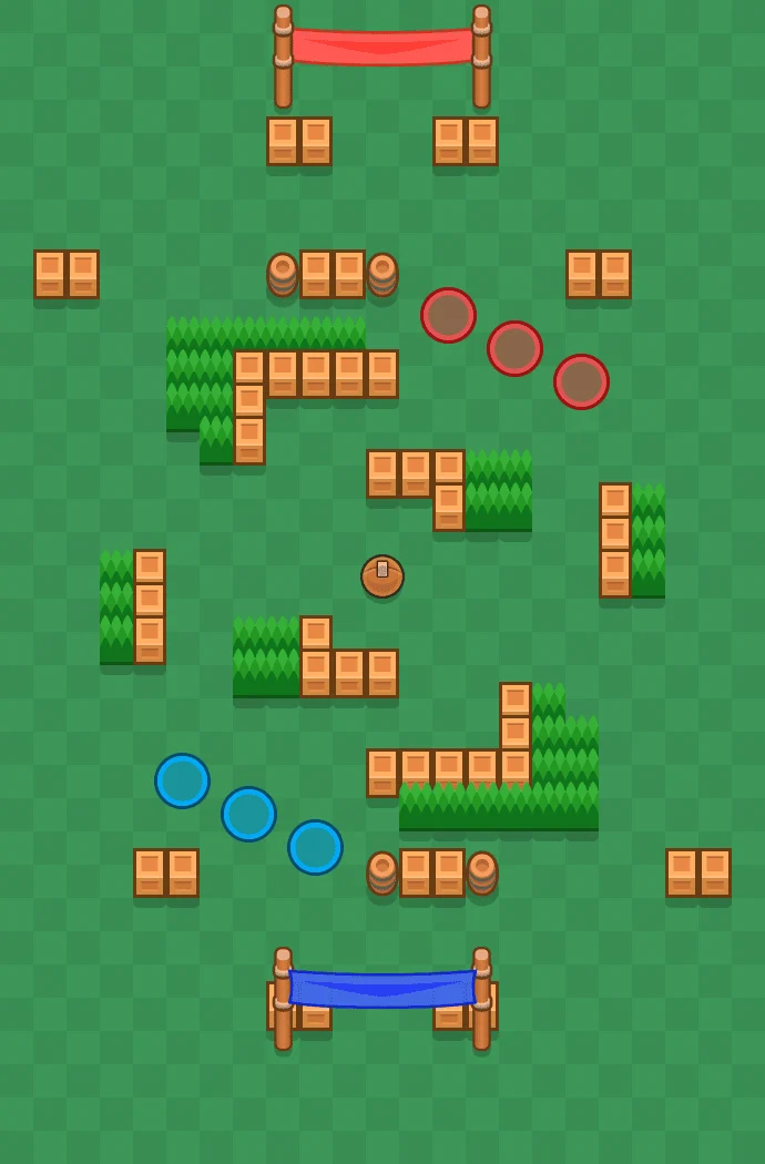 Spiraling Out Brawl Stars map layout