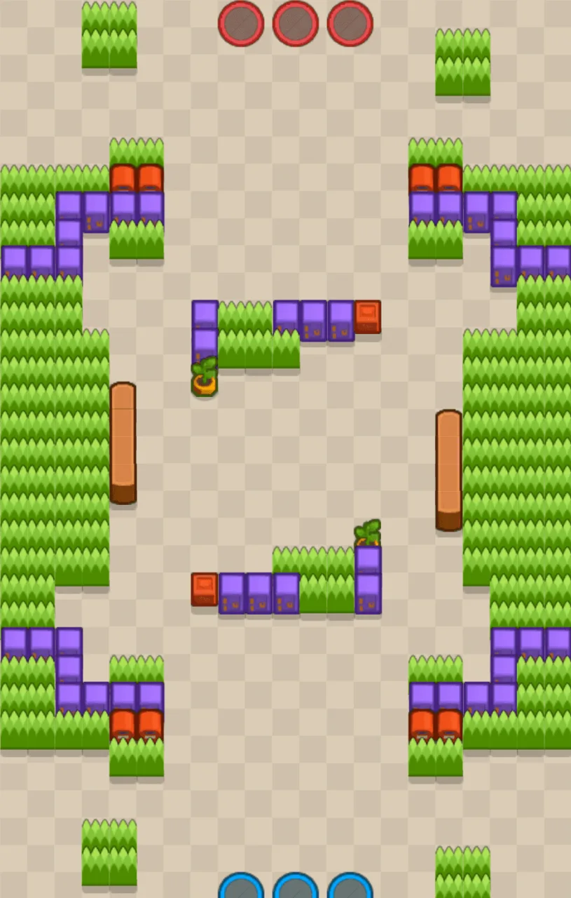 Undermine Brawl Stars map layout